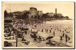 Postcard Old Saint Raphael A corner of the Beach