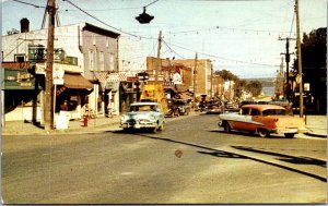 Canada Whitewood Avenue New Liskeard Ontario Chrome Postcard 09.95