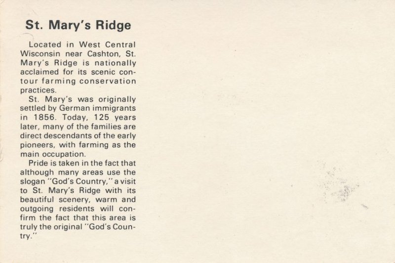 St Mary's Ridge near Cashton WI, Wisconsin