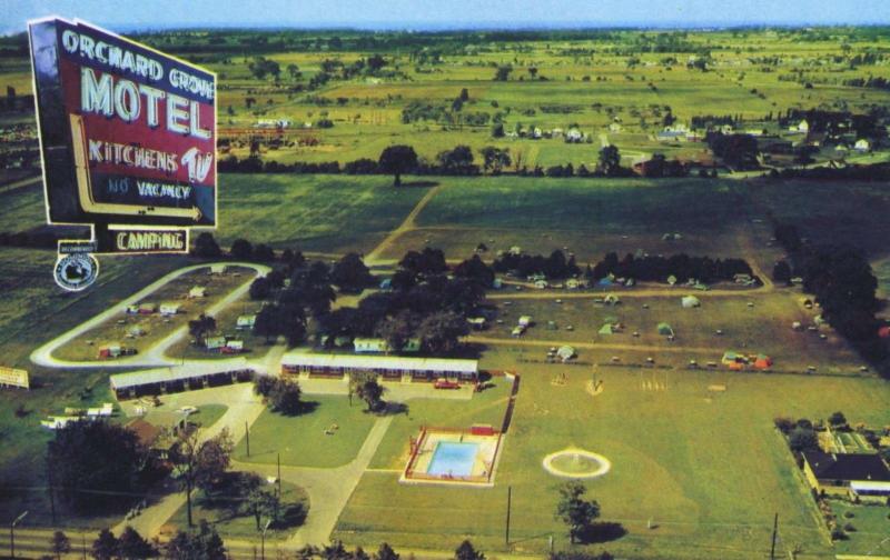 Orchard Grove Motel Niagara Falls Ontario ON Aerial View Unused Postcard E12