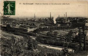 CPA LE CREUSOT - Depot de Charbon et Chaudronnerie - coté Sud (637536)