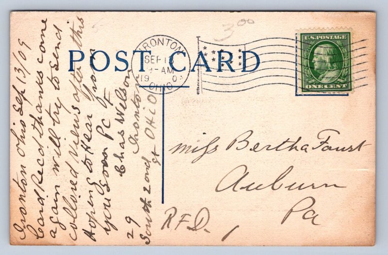 J94/ Ironton Ohio Postcard c1910 Second Street Stores Lawrence County 147