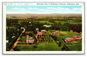 Vintage 1943 Postcard Aerial View Wilberforce University Wilberforce Ohio