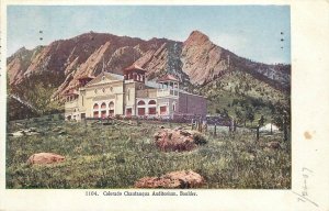 1907 Boulder Colorado Chautauqua Auditorium #1104 Postcard 25-11649