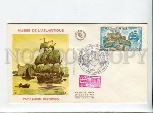 3162707 FRANCE 1976 Port-Louis SHIPS SAILBOATS FDC Cover