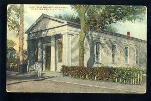 East Greenwich, Rhode Island/RI Postcard, Kentish Guard Armory, 1921!