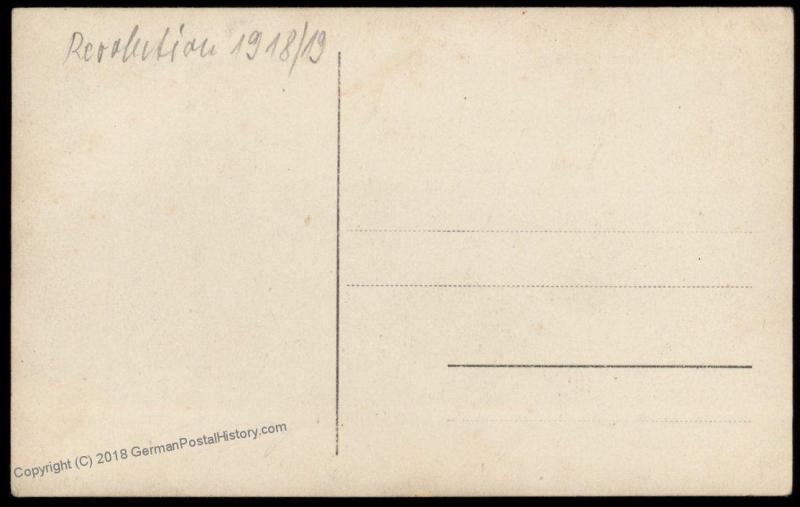 German Revolution 1919 Freikorps Einwohnerwehr Augsburg Bavaria RPPC 86981