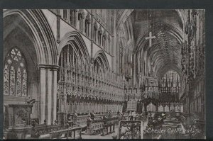 Cheshire Postcard - Interior of Chester Cathedral       RS6835 