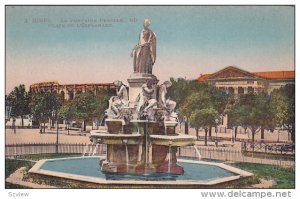 NIMES, Gard, France, 1900-1910's; La Fontaine Pradier
