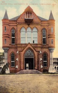 Tuscaloosa Alabama University Of Alabama, Clark Hall, Vintage Postcard U11128