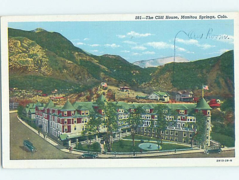 Linen HOTEL SCENE Manitou Springs - Near Colorado Springs Colorado CO AE1759