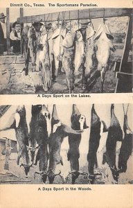 Sportsmen Paradise Dimmit Co, TX., USA Fishing 1909 