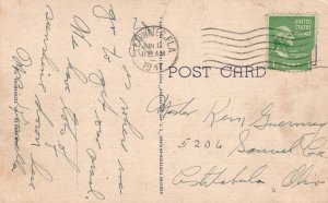 Vintage Postcard 1941 United States Post Office Springtime Clearwater Florida FL
