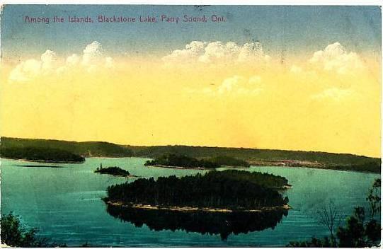 PARRY SOUND ON - Blackstone Lake and Islands - 1924