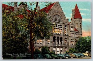 Wayne County Courthouse  Richmond  Indiana  County   Postcard