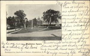 Hopkinton NH The Square c1905 Postcard