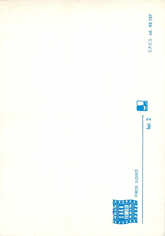 Actress ACIM Romania Postcard Piros Ildiko