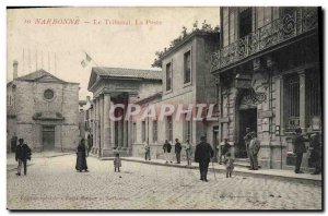 Old Postcard Courthouse Post Narbonne