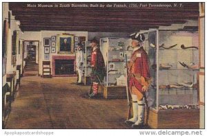 New York Fort Ticonderoga Main Museum In South Barracks Built By The French 1755