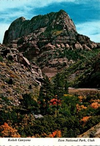 Utah Zion National Park Kolob Canton Sections