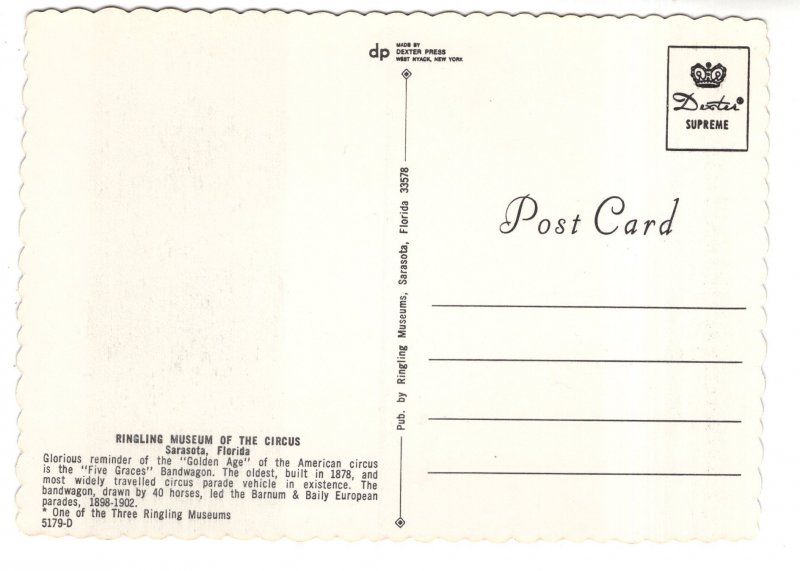 Five Graces Bandwagon, Ringling Museum, Sarasota, Florida