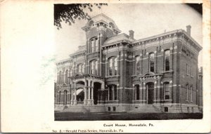 Postcard Court House in Honesdale, Pennsylvania