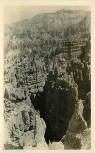 Birdseye View Cedar Breaks Utah 1920s RPPC Photo Postcard 8078