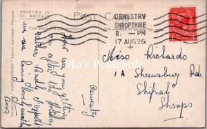 Shropshire Postcard - Castle Grounds, Oswestry SW16565