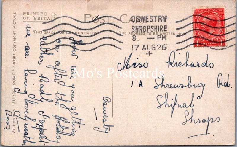 Shropshire Postcard - Castle Grounds, Oswestry SW16565