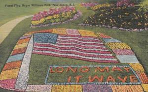 Rhode Island Providence Floral Flag Roger Williams Park