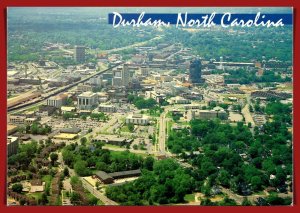 North Carolina, Durham - Aerial View Of The City - [NC-204X]