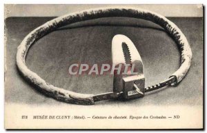 Old Postcard erotic Nude Female chastity belt Musee de Cluny Paris Period of ...