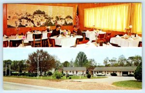 HERNANDO, Mississippi MS ~ Roadside HERNANDO MOTEL Restaurant c1960s Postcard