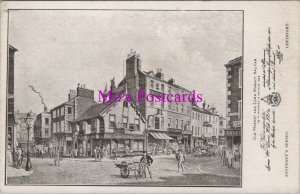 Yorkshire Postcard - Halifax Old Market and Corn Market RS38384