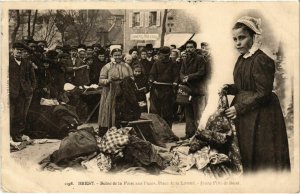 CPA Brest- Scene de la Foire aux Puces,Place de Liberte FRANCE (1025694)