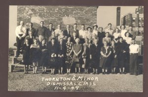 RPPC KANSAS CITY MISSOURI THORNTON & MINOR NURSING REAL PHOTO POSTCARD