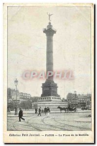 Old Postcard Collection Diary Paris's Bastille Square