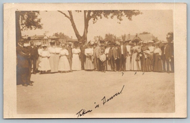 RPPC   Group Photo  Denver  Colorado  Real Photo   Postcard  c1910