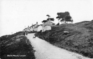 Ilkley England White Wells Real Photo Vintage Postcard AA48671