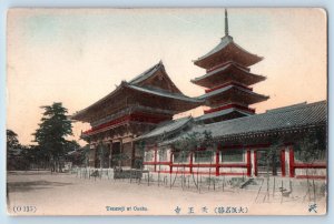 Osaka Prefecture Japan Postcard Tennoji at Osaka c1910 Antique Unposted