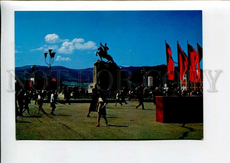 3142808 Mongolia ULAN BATOR Monument to Sukhe-Bator Old photo