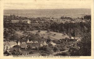 CPA NEAUPHLE le Chateau-Vue générale sur la Gouttiere et PONTCHARTRAIN (260697)