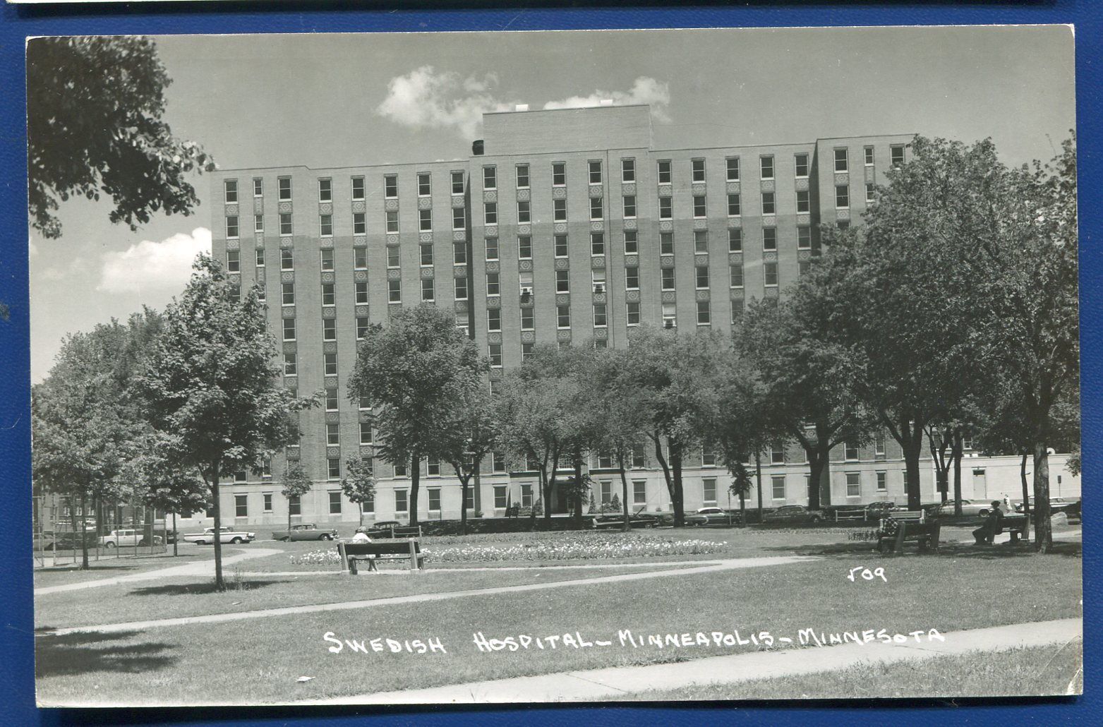 Swedish Hospital Minneapolis Minnesota mn real photo postcard RPPC