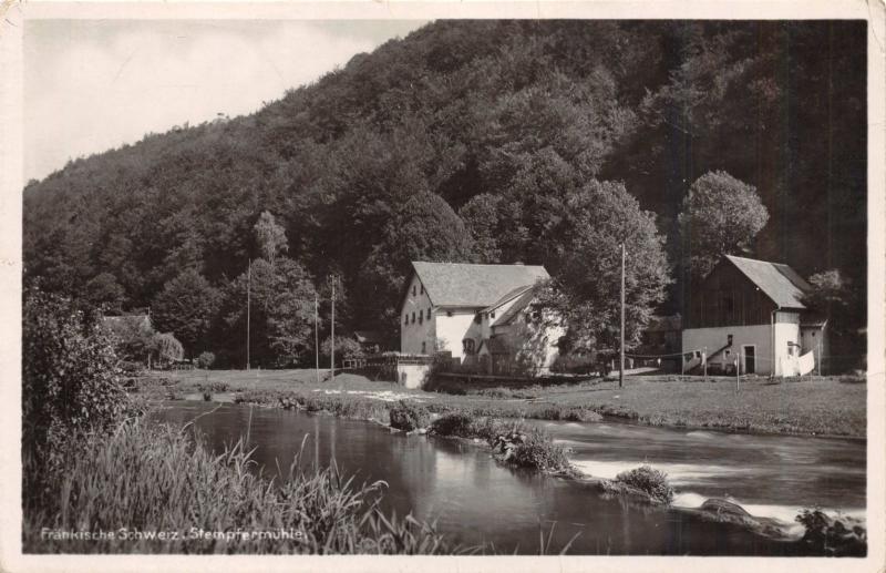 FRANKISCHE SCHWEIZ SWITZERLAND STEMPFERMUHLE POSTCARD c1928