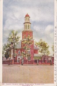 Virginia Alexandria Christ Church Where Washington Worshipped 1904