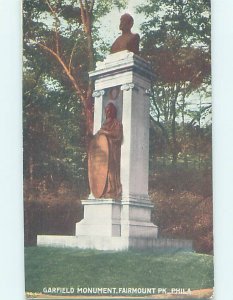 Divided-back FAIRMOUNT PARK GARFIELD MONUMENT Philadelphia PA AE7810