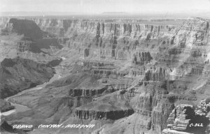 GRAND CANYON ARIZONA AZ-PANORAMIC 1940s REAL PHOTO POSTCARD