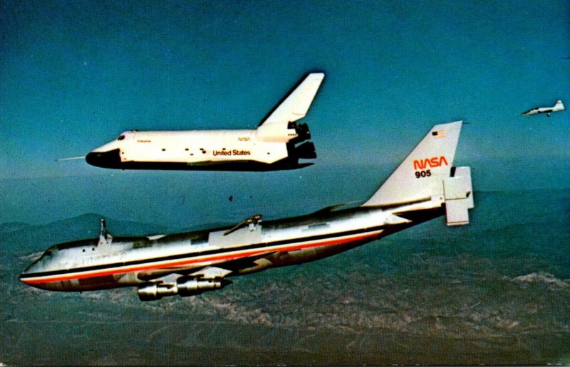 Airplanes NASA Boeing 747 and Space Shuttle Enterprise