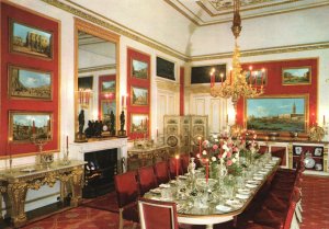 Postcard Woburn Abbey The Canaletto Room Country House Bedfordshire, England