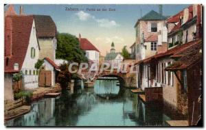 Old Postcard Zabern Saverne Partie an der Zorn